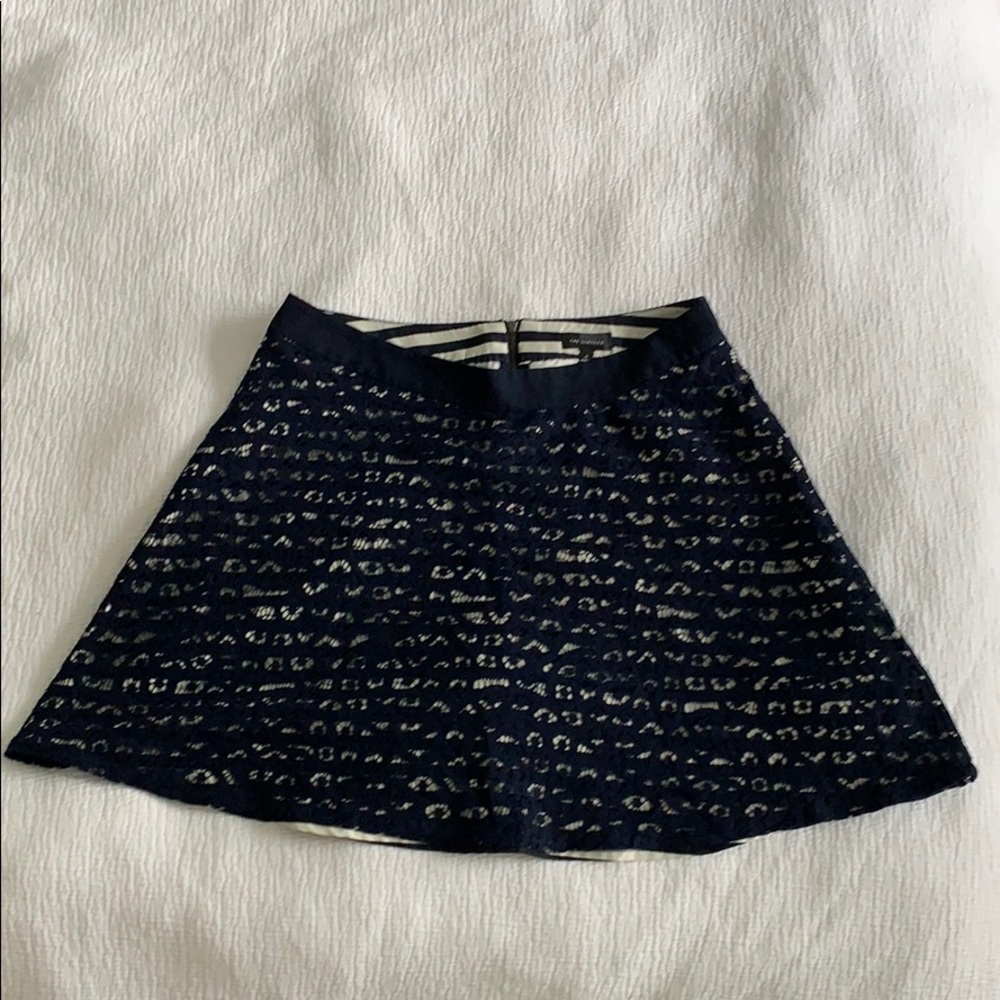 The Limited Navy Lace Dress Skirt Size 6